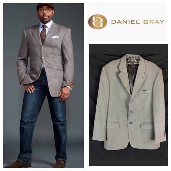 Daniel Trio Other - Daniel Gray TRIO Gray Suit Jacket Blazer 42R